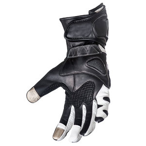 Gants de moto en cuir professionnels, protection anti-impact pour la paume, respirants, légers, compatibles avec les écrans tactiles, unisexes - Product Image 3