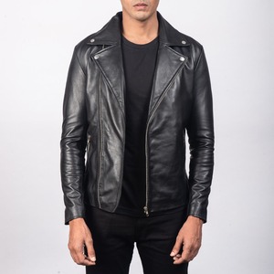 Veste en peau de mouton de haute qualité pour hommes avec logo personnalisé nouveau design col montant fermeture éclair hiver décontracté manches longues plusieurs couleurs - Product Image 1