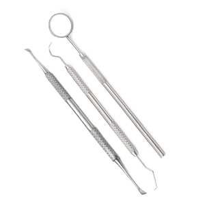 Kit de herramientas dentales de acero inoxidable con certificación CE Premium, Instrumentos dentales manuales hechos a mano para dentistas - Product Image 4