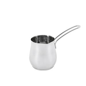 Carafe à mousse Cilio Professional en acier inoxydable poli 350 ml, 9 cm x 7,5 cm, accessoire de table pour mousseur à lait - Product Image 1