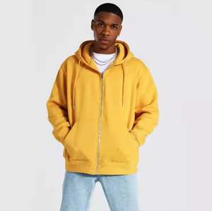 Sweat à capuche zippé à la mode d'hiver pour hommes veste à fermeture éclair thermique à fermeture éclair capuche réglable personnalisée pour 100% coton imperméable - Product Image 4