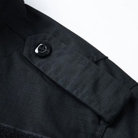 Ensemble veste et pantalon tactique camouflage respirant à six poches, taille ajustable, en sergé de polyester, toutes saisons, faible MOQ, professionnel