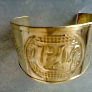 Venta al por mayor nuevo modelo de moda de latón cobre pulsera brazalete joyería de moda para regalo o boda - Product Image 2