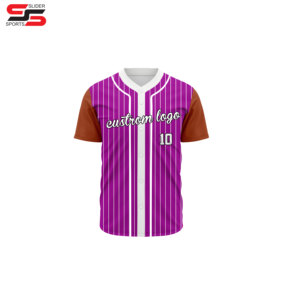 Camiseta deportiva sublimada personalizada al por mayor, camiseta de béisbol personalizada de malla con impresión digital por sublimación para hombre - Product Image 3