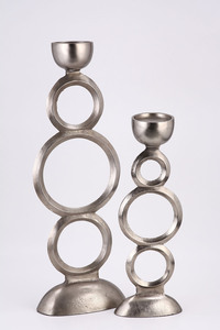 Juego de portavelas antiguo con estilo, soporte decorativo de Metal para eventos especiales y decoración del hogar al mejor precio - Product Image 6