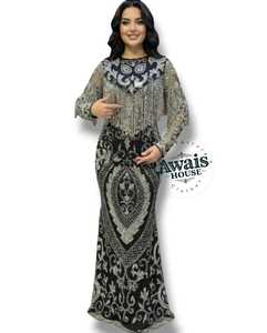 Vestido de Fiesta de Cristal Estilo Imperio, Vestidos de Noche de Moda con Cuentas Bordadas, Tela de Encaje de Lujo, Largo hasta el Suelo, Corte en A para Fiestas de Mujeres - Product Image 1