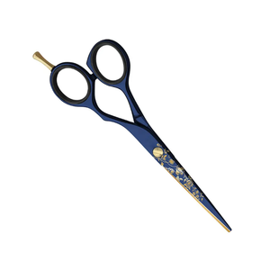 Ciseaux de coiffure professionnels en papier fantaisie, revêtus de couleur, 6 pouces, repose-doigts réglable, acier inoxydable, salon de beauté - Product Image 3