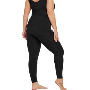 Leggings Térmicos de Yoga de Talla Grande con Cintura Alta, Tejido Elástico Cálido, Ropa Deportiva de Apoyo para Clima Frío para Mujer - Product Image 4