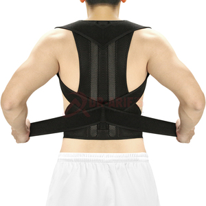 Ceinture de maintien lombaire en néoprène réglable avec fermeture auto-agrippante pour hommes et femmes – Correcteur de posture professionnel pour protection lombaire - Product Image 2