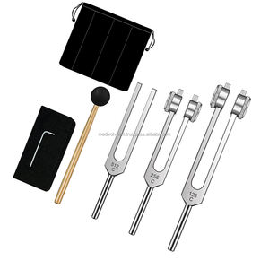 Ensemble de diapasons thérapeutiques 128Hz 256Hz 512Hz en alliage d'aluminium pour la thérapie et le diagnostic, fournisseur CE ISO OEM - Product Image 5