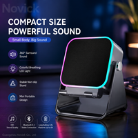 Support de téléphone rotatif à 360 degrés, lecteur audio sans fil, caisson de basses puissant, appareil musical pour fêtes en extérieur, fournisseur d'usine, boutique OEM