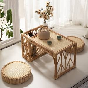 Mesas para eventos de fiesta de ratán a precio competitivo, mesa de té o centro de calidad superior, hermosa mesa de madera de ratán para un hogar elegante - Product Image 1