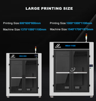Imprimante 3D grand format Maigao MS4-1100 1100 mm – Vente directe usine – Machine d'impression numérique 3D haute performance pour fibre de carbone