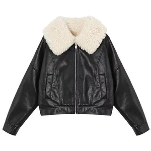 Winter Black Genuine Leather <b>Jackets</b> <b>Men</b> Fashion Comfortable Warm Plus <b>Velvet</b> Thicker Vintage High Street Style Cool Elegant - Product Image 1