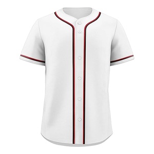 Quick Dry Custom Baseball Uniform Jersey Breathable 100% <b>Polyester</b> <b>Shirts</b> Crew Neck Customized Color Design Baseball Softball - Product Image 1