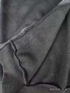 Vente en gros de sweat-shirt avec fermeture éclair sur le visage intégral avec strass vierge pull pour homme veste manteau sweats à capuche zippés avec fermeture éclair pour hommes avec LOGO personnalisé - Product Image 5