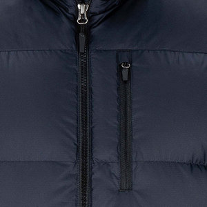 Veste d'hiver pour hommes noirs Veste de travail à glissière en polaire lourde avec coupe surdimensionnée Design à fermeture éclair complète mince et chaude - Product Image 5