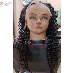 Body Wave Curly Vendor 13x6 Peluca de encaje frontal de cabello humano crudo - Product Image 1