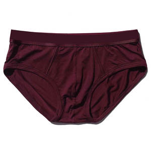 Calzoncillos de encaje de cintura alta para hombre, de poliéster/algodón, de alta calidad, con logotipo personalizado, impresión por transferencia térmica, MOQ bajo - Product Image 5