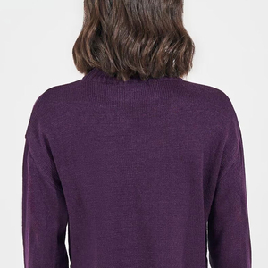 Pull pour femmes avec col rond simple Pull en laine classique pour femmes Pull tendance doux et chaud pour femmes - Product Image 4