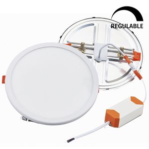 Faretto LED rotondo da incasso, dimmerabile e regolabile nel taglio, 15W 1510Lm 6500K (F-Bright 2801552) - Product Image 1