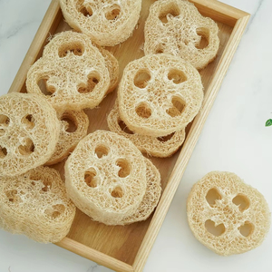VietEarth Eco-Friendly Natural Loofah Slices Almohadillas exfoliantes Luffa Sponge + 84565695662 Loofah esponja natural personalizada Loofah - Product Image 2