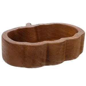 Tazón de masa de madera de acacia en forma de calabaza hecho a mano de moda diseño de alta calidad para la fabricación de velas de Vietnam - Product Image 2