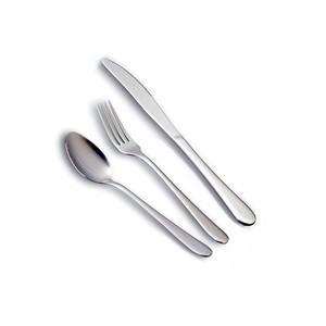 Cubiertos clásicos de acero inoxidable 304 de grado alimenticio, cuchillo chapado en oro, cuchara, tenedor, juego de cubiertos para obsequios DE - Product Image 1