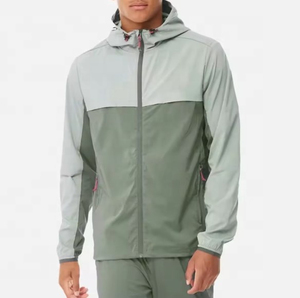 New Arrival Windbreaker Set High Quality Manufacturing Factory Supplier <b>Zipper</b> <b>Jacket</b> and Trouser Set Windbreaker Set OEM - Product Image 4