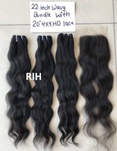 Venta al por mayor de extensiones de cabello humano virgen camboyano y brasileño ondulado de calidad superior paquetes crudos sin procesar de proveedores de confianza - Product Image 2