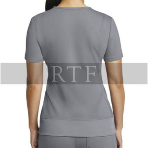 Tops de Enfermería de talla grande personalizados, uniformes de fregado antiarrugas transpirables de estilo moderno para conjuntos de médicos de otoño - Product Image 3