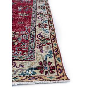 Alfombra de Lana Anudada a Mano de Gran Tamaño, Diseño de Medallón Rojo y Naranja, para Hogar y Sala de Estar, Alfombra Rectangular para Pasillo -Pae-2033 - Product Image 4