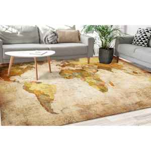 Alfombras con Mapa del Mundo, Alfombra Grande con Mapa del Mundo, Alfombras con Atlas Mundial, Alfombras con Mapas, Alfombra Delgada No Tejida - Product Image 4