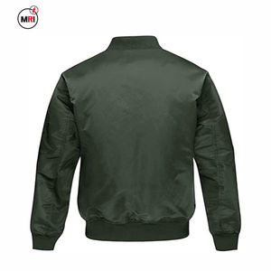 Chaqueta Bomber Unisex clásica y cómoda con patrón de bordado, colores y tamaños personalizados con cuello levantado, nueva condición para el invierno - Product Image 2