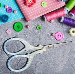 Embroidery Scissors Crafting Sewing Threading <b>Needlework</b> Scissors Crafts Wholesale European Style Stainless Steel Sewing Shears - Product Image 5