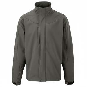 New Arrival Wholesale Custom Men's Bonded Softshell Jacket Windproof Water Repellent Casual Outdoor Sportswear Softshell Jackets - Product Image 5