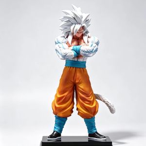 Figura de Anime GK de <span class=keywords><strong>Goku</strong></span> Super <span class=keywords><strong>Saiyan</strong></span> <span class=keywords><strong>5</strong></span> con Brazos Cruzados, Juguete de Moda, Estatua, Mercancía, Decoración de Mesa, Regalo de Cumpleaños - Product Image 6