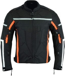 Blouson de moto de course, vêtement de sport grande taille, respirant, ignifuge, % polyester avec protections - Product Image 1