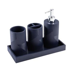 Juego de Baño azul SimpNavy, organizador funcional elegante multiusos perfecto para áreas formales de hotel y uso de oficina - Product Image 5