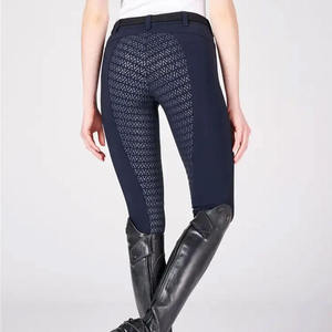 Pantalones de Montar para Mujer, Diseño Deportivo, Agarre de Silicona, Color Negro, Precio al por Mayor - Product Image 3