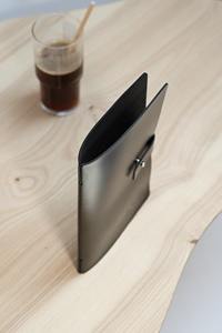 Carpeta de folletos Vintage para restaurante, cubierta de menú personalizada A5, cubierta de menú de cuero de media letra, soporte personalizado, cubierta de hotel, 2017 - Product Image 5