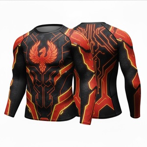 เสื้อรัดกล้ามเนื้อพิมพ์ลายตามสั่งขายส่งสำหรับทุกเพศ  แบบสวมใส่สบาย ระบายอากาศได้ดี ป้องกันรังสียูวี UPF50  พร้อมบริการพิมพ์ลายด้วยความร้อน - Product Image 1