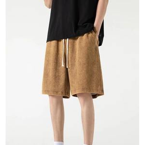 Bañador de Playa Lavado para Hombre, Pantalones Cortos Personalizados, Color Sólido, Secado Rápido, Transpirable, Suave, Logotipo Personalizado, Fabricante - Product Image 5