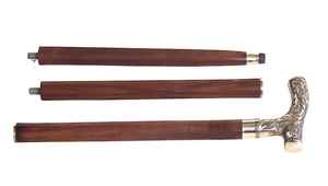 Bastones decorativos para hombres y mujeres, bastón de madera hecho a mano, mango de latón antiguo - Product Image 5