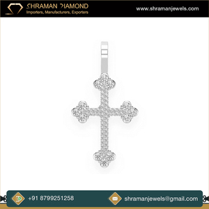 Collar de Cruz de Jesús con Diamantes de Moissanita de Oro Sólido de 10K, Estilo Hip Hop, Personalizado, Brillante, Joyería Religiosa Cristiana - Product Image 4