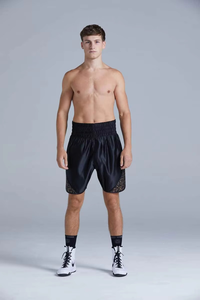 กางเกงขาสั้นผ้าซาตินสำหรับผู้ชายกางเกงต่อยมวยพร้อมเอวกลางและแห้งเร็วสำหรับมวยไทยและ UFC - Product Image 4