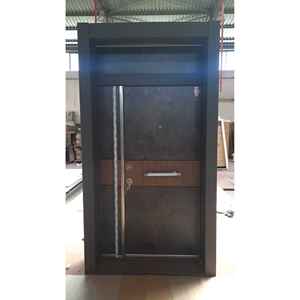 Porte d'entrée en acier premium ABSDOOR PIEDRA, système de 3 serrures, sécurisée, élégante, ouverture manuelle, appartements, villas, hôtels, Turquie - Product Image 5