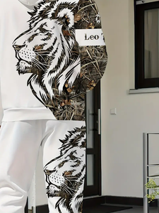 Trajes Deportivos de Felpa de Algodón Estampados para Hombre al por Mayor, Talla Grande, Casuales, para Fitness, Personalizables - Product Image 5