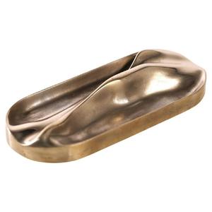 Plateaux de service décoratifs faits à la main en laiton et aluminium, finition élégante, pour hôtels, maisons et décoration de table - Product Image 1