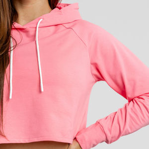 Sweat à capuche court vintage pour femme, motif dessin animé, 100% coton molletonné, coupe oversize, décontracté - Product Image 4